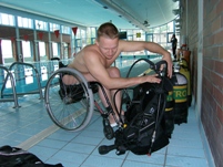Adaptive Scuba Diver
